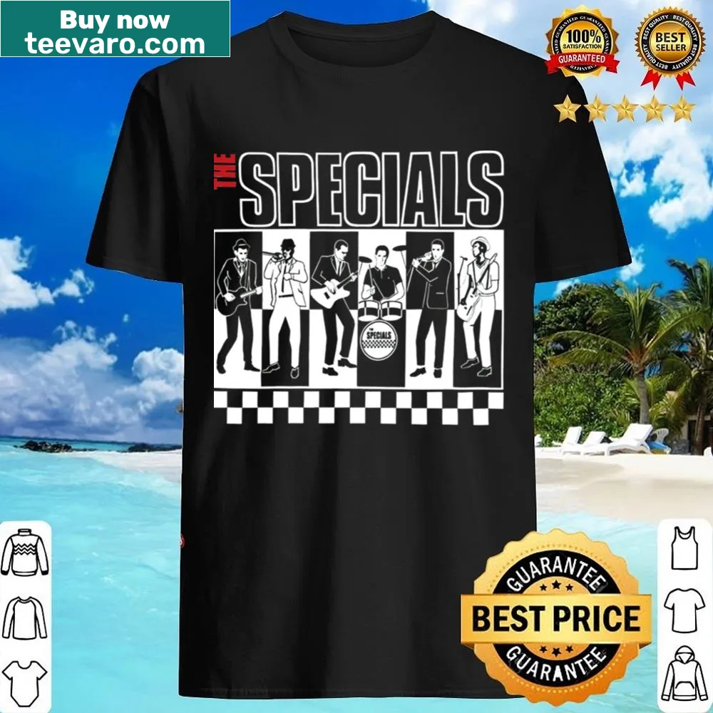 Two-tone typography design inspired by music for fans of ska and reggae.
