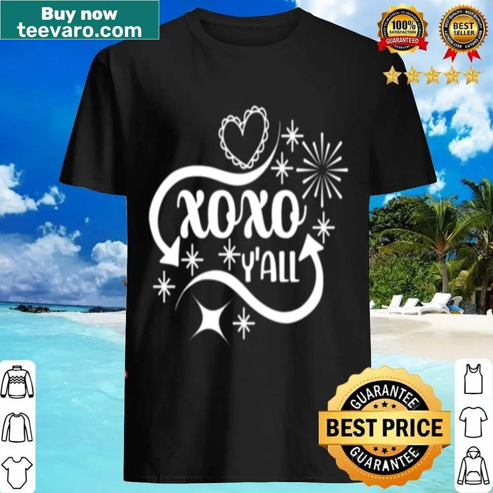 Valentine's Day shirt with mouse head snacks and 'Xoxo Y'all' design