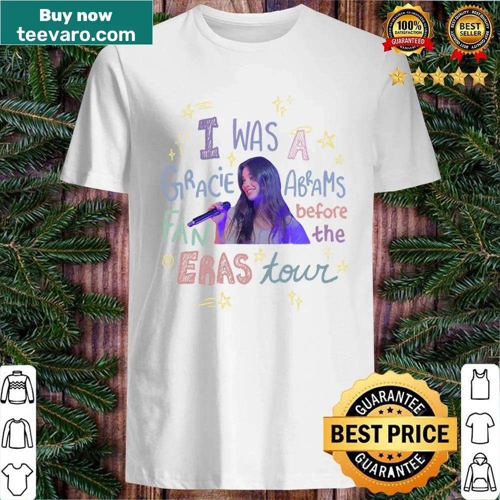 Fan shirt featuring nostalgic design for Gracie's music eras