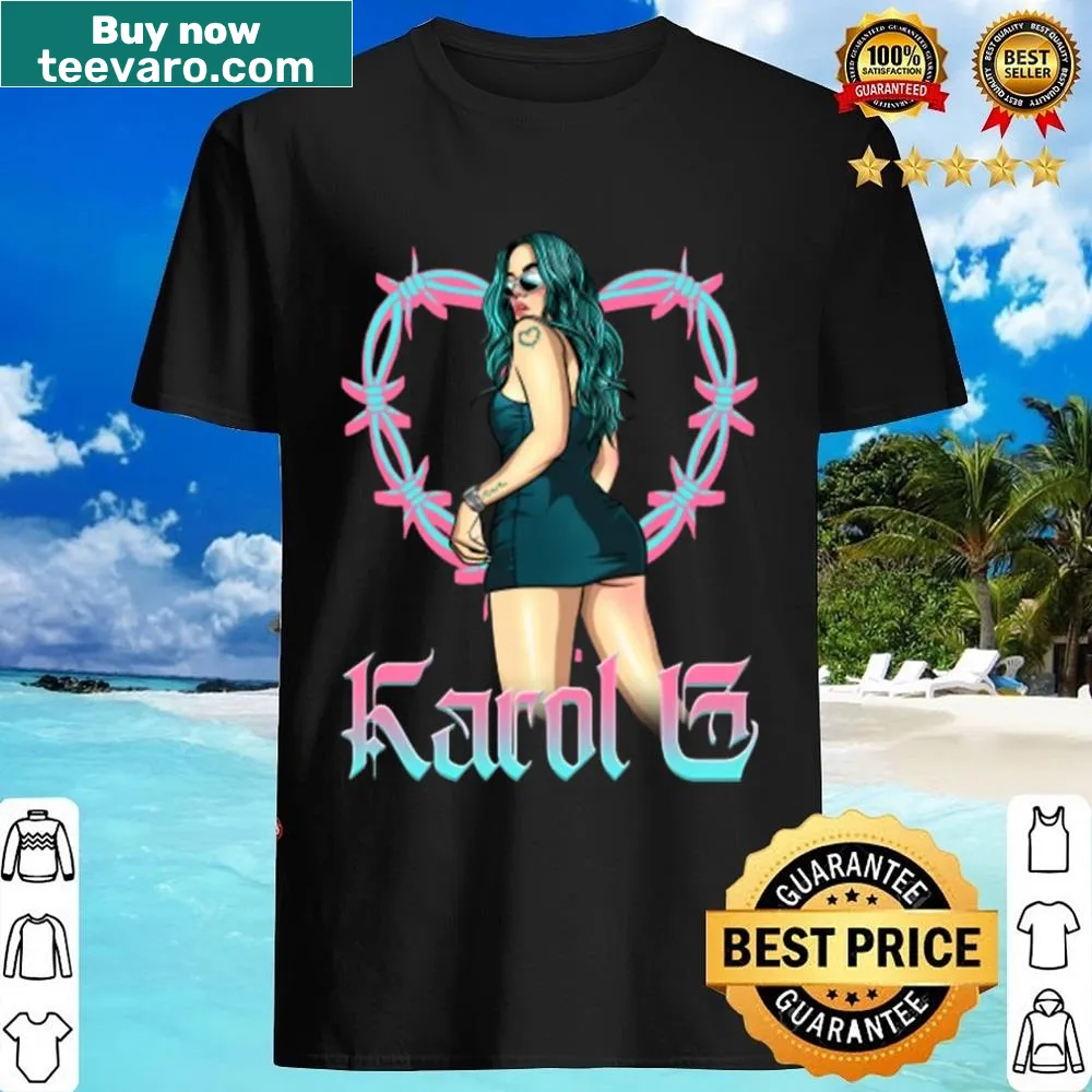 Karol G Tren Shirt with colorful graphics celebrating her music
