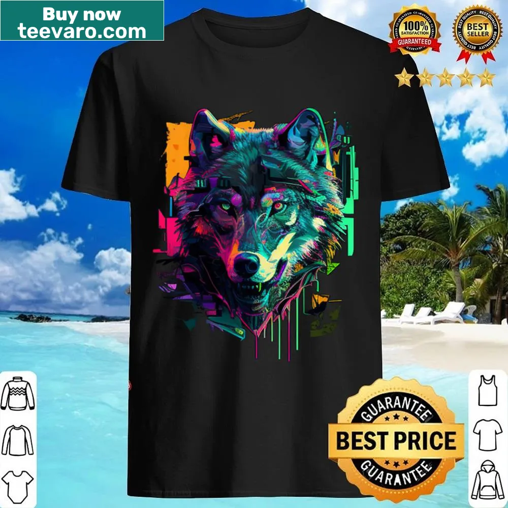 Lopa Horror Wolf Zombie shirt with whimsical zombie wolf graphic