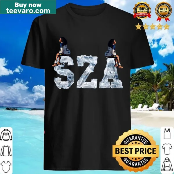 Engaging design featuring repeated Sza typography