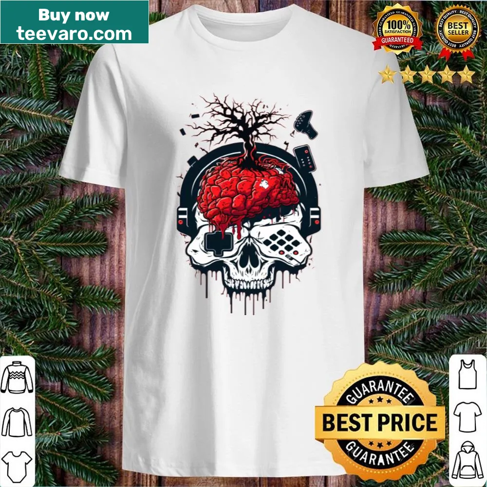 Essential gaming shirt with humorous text about video games
