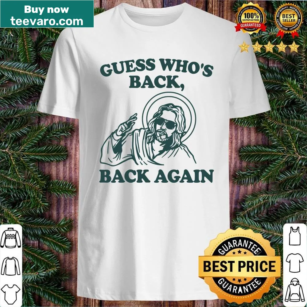 Humorous text design shirt celebrating Jesus' return