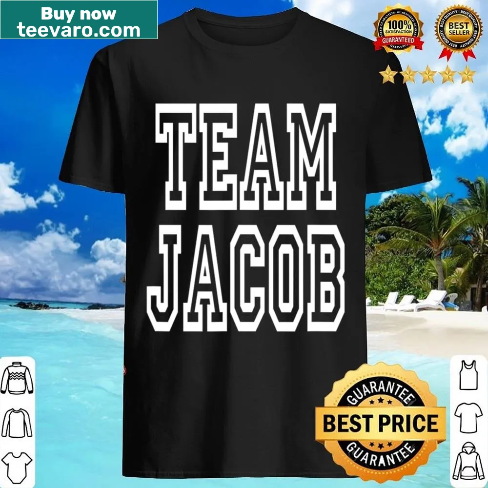 Fun shirt for fans of Jacob with bold text