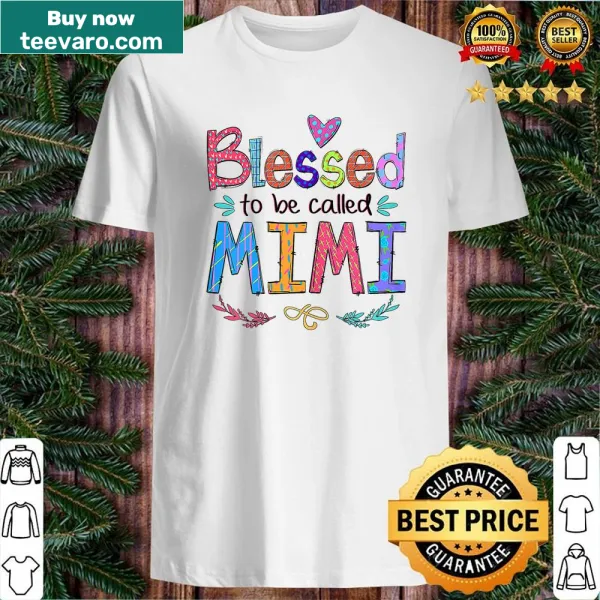 Text design shirt celebrating Mimi for Mother's Day
