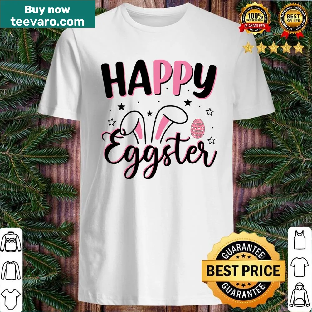 Funny bunny rabbit face shirt for girls celebrating Easter