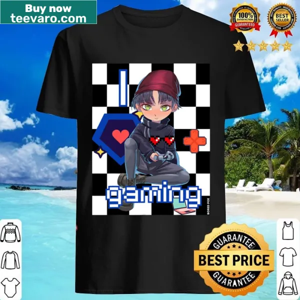 Simple shirt with bold "I Love Gaming" text