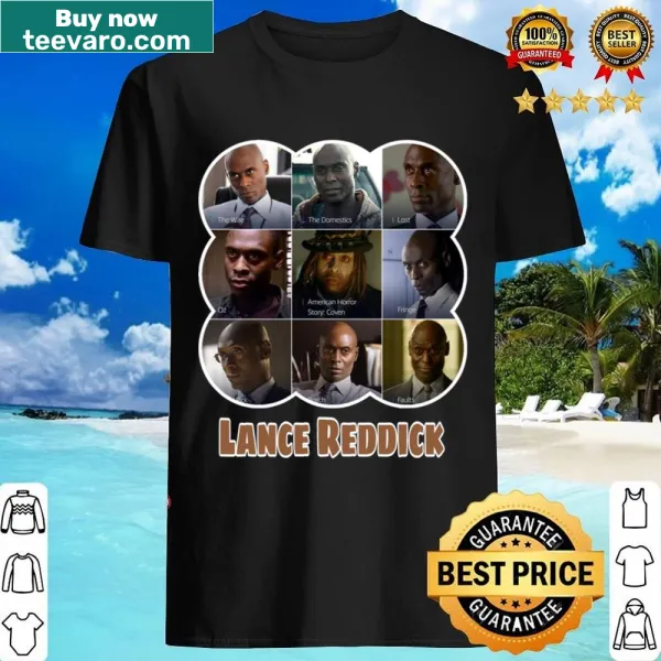 Essential shirt honoring Lance Reddick with simple design