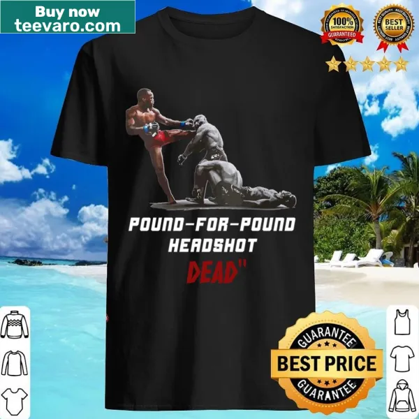 Shirt featuring bold headshot of Leon Edwards