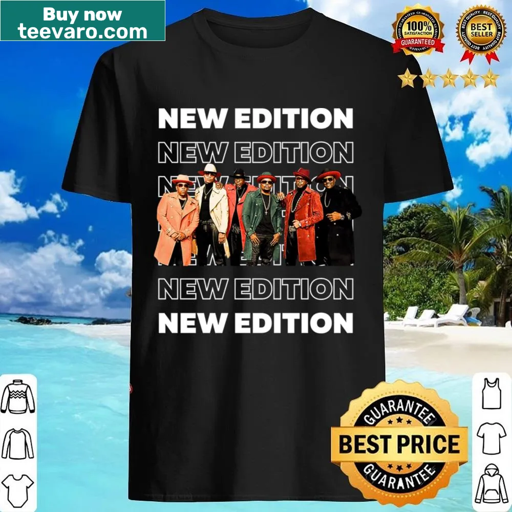 Stylish shirt featuring New Edition tour graphic design