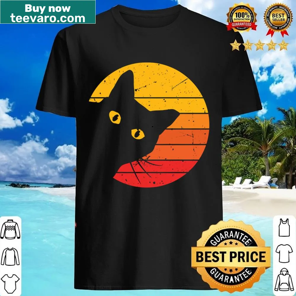Adorable cat illustration on Powell Cat shirt for cat lovers