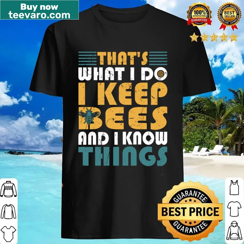 Bee farmer shirt with a typography design about beekeeping.