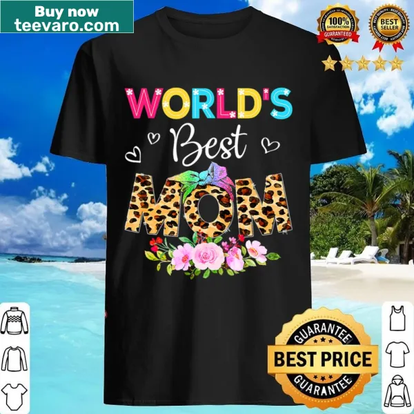 Shirt celebrating the title of World's Best Mom for Mother's Day