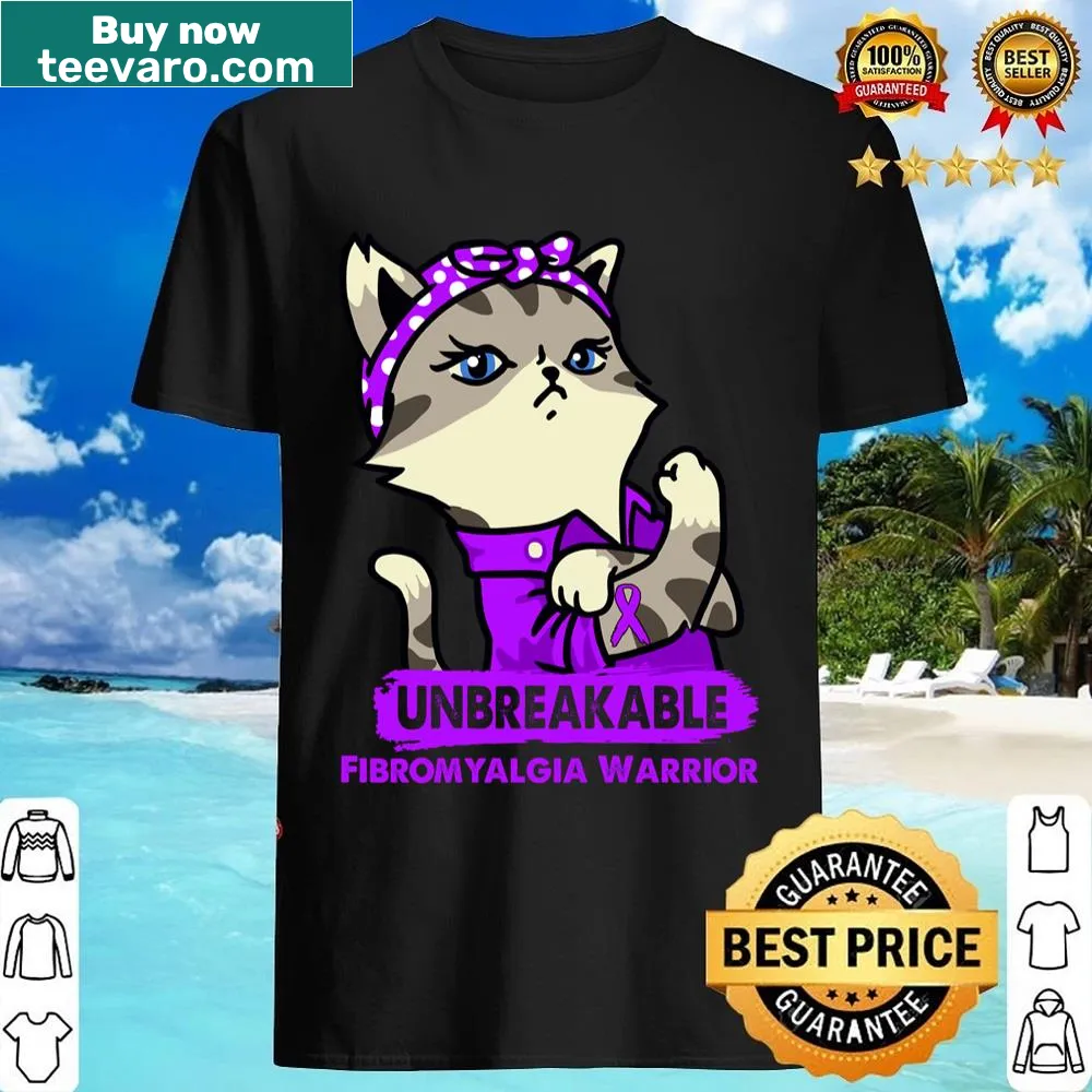 Empowering fibromyalgia warrior shirt with a supportive message