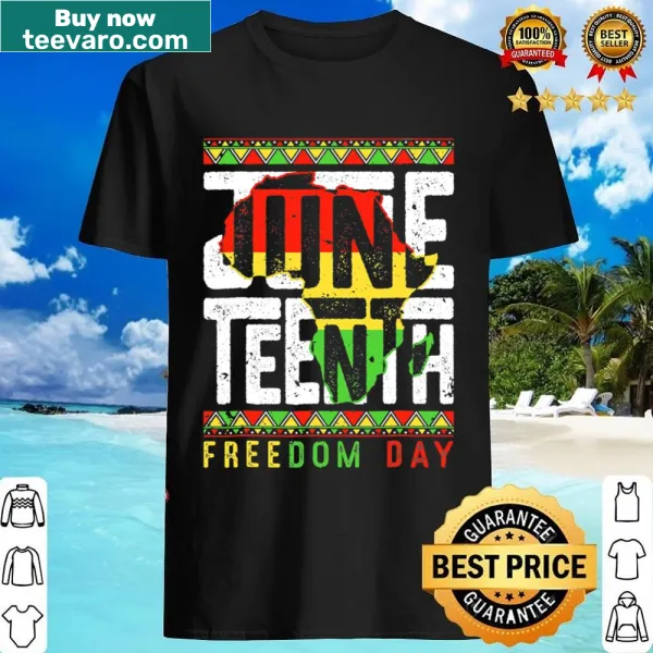 Vintage Juneteenth shirt celebrating Black history with melanin graphic