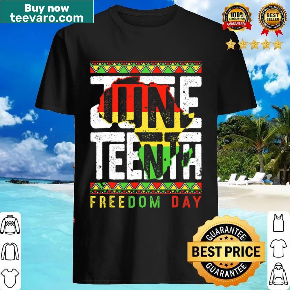 Vintage Juneteenth shirt celebrating Black history with melanin graphic