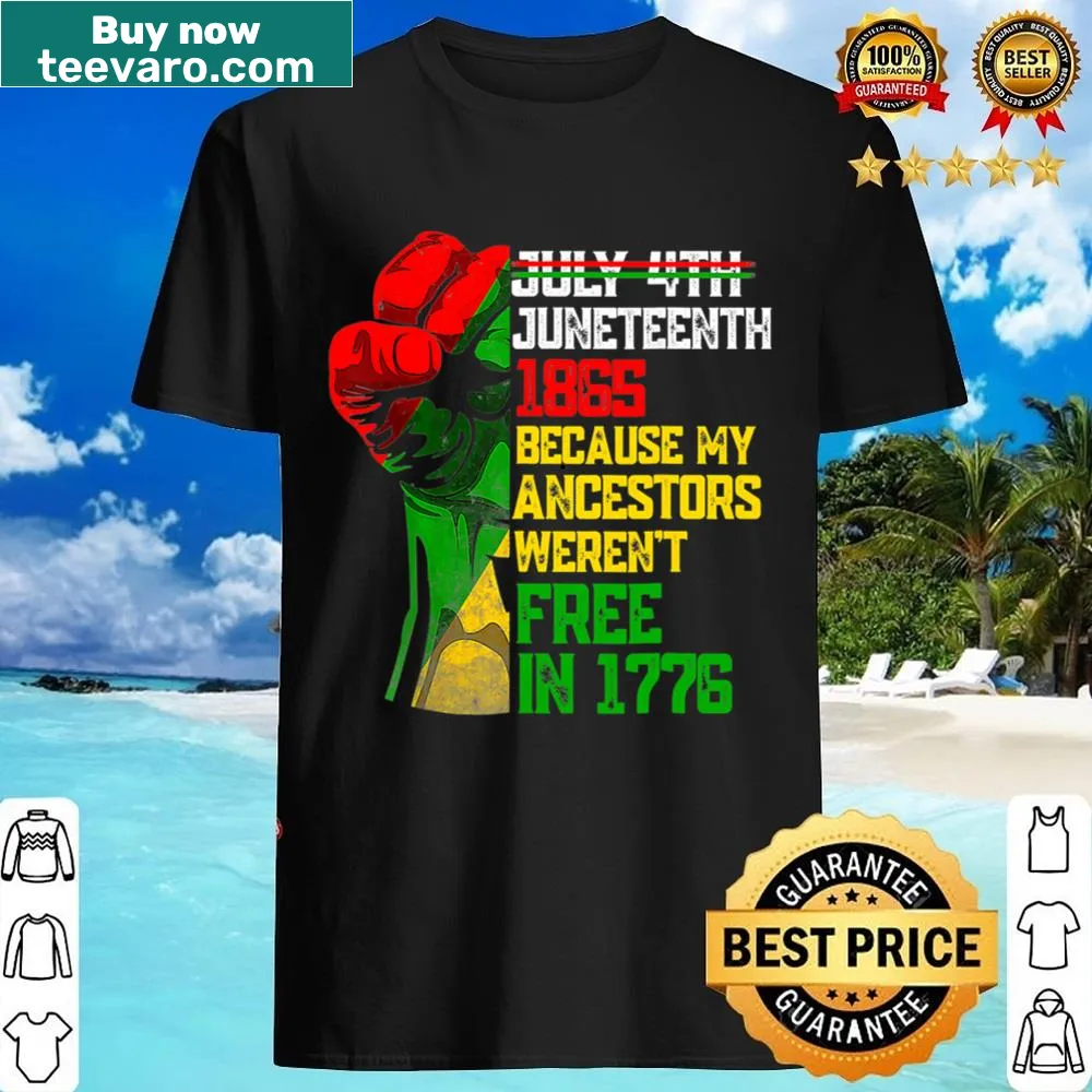 Juneteenth shirt with the word 'Juneteenths' for men