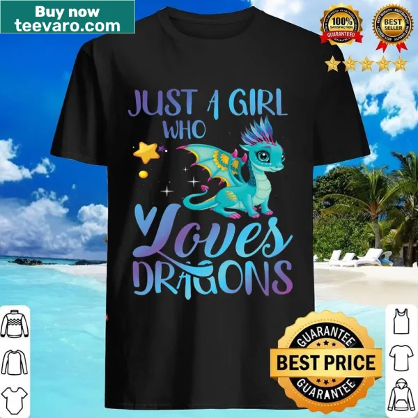 Whimsical shirt featuring a dragon and galaxy design