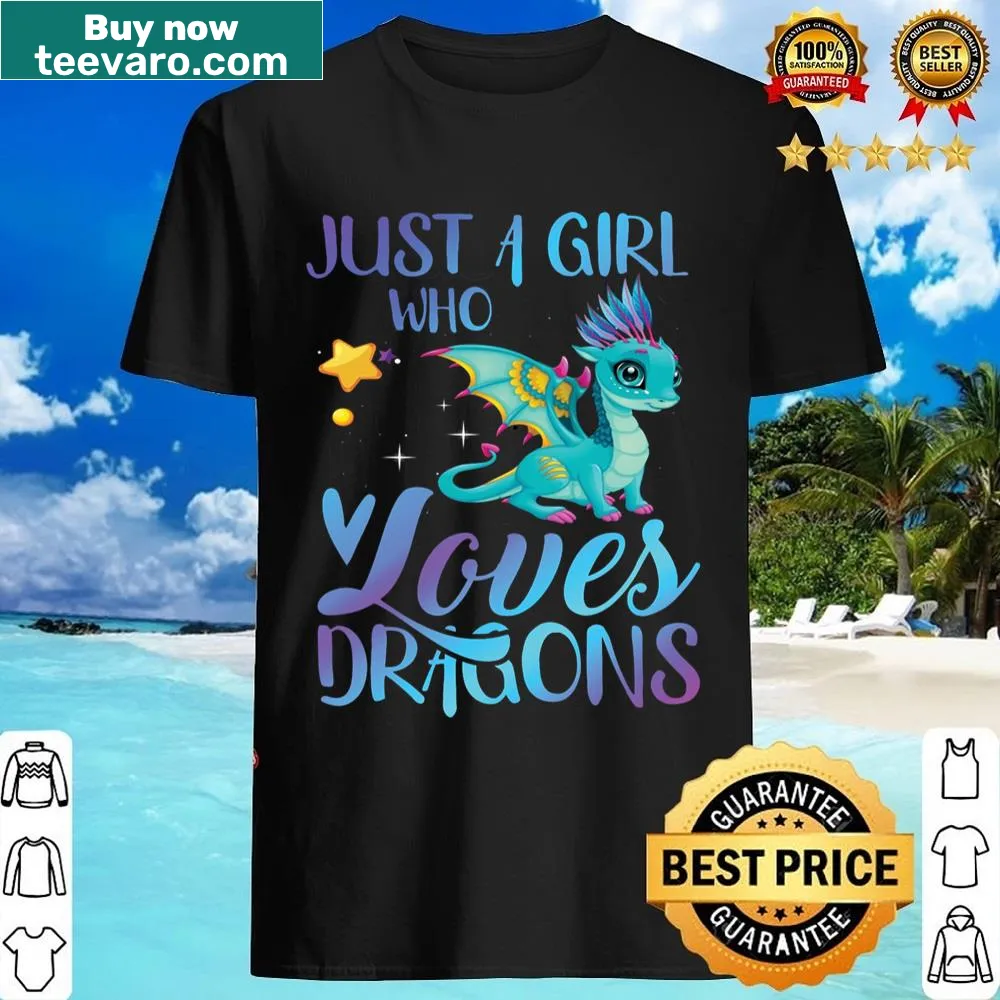 Whimsical shirt featuring a dragon and galaxy design