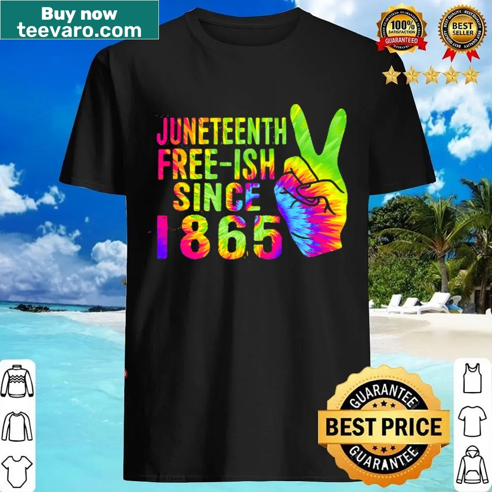 Bold shirt for Juneteenth with striking design and text