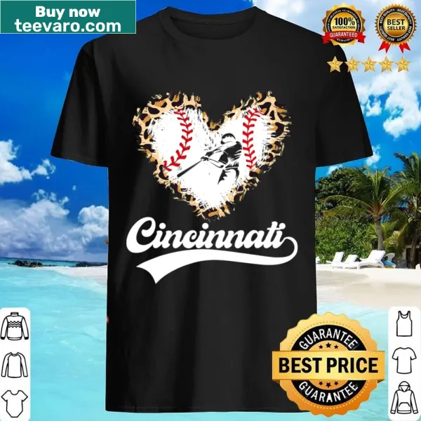 Vintage Cincinnati baseball fans shirt with retro graphics