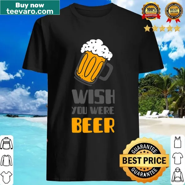 Funny shirt with playful message about missing beer