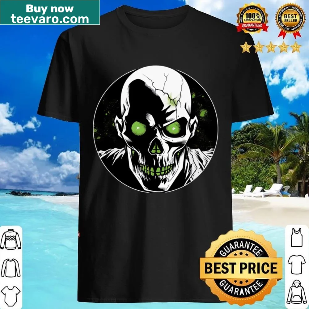 Graphic t-shirt featuring a humorous zombie design