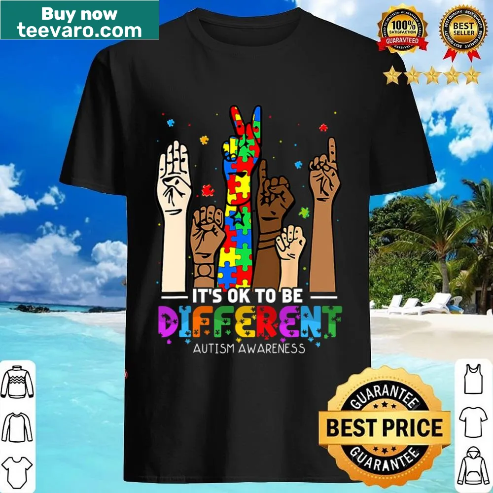 Kid's shirt promoting acceptance and celebrating differences for autism awareness