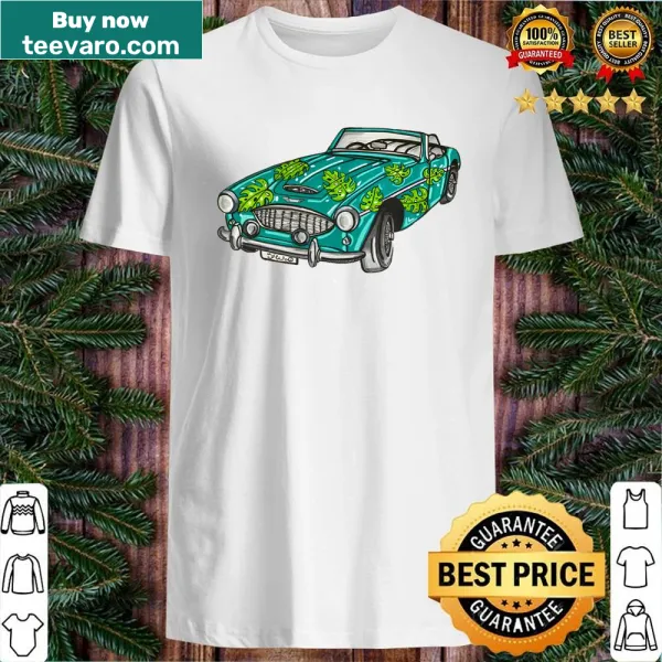 Illustration of a classic Austin Healey on a shirt
