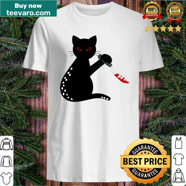 Edgy graphic shirt featuring a fierce cat design