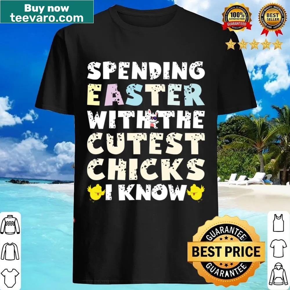 Vintage-style Easter shirt with cute chick graphics for kids