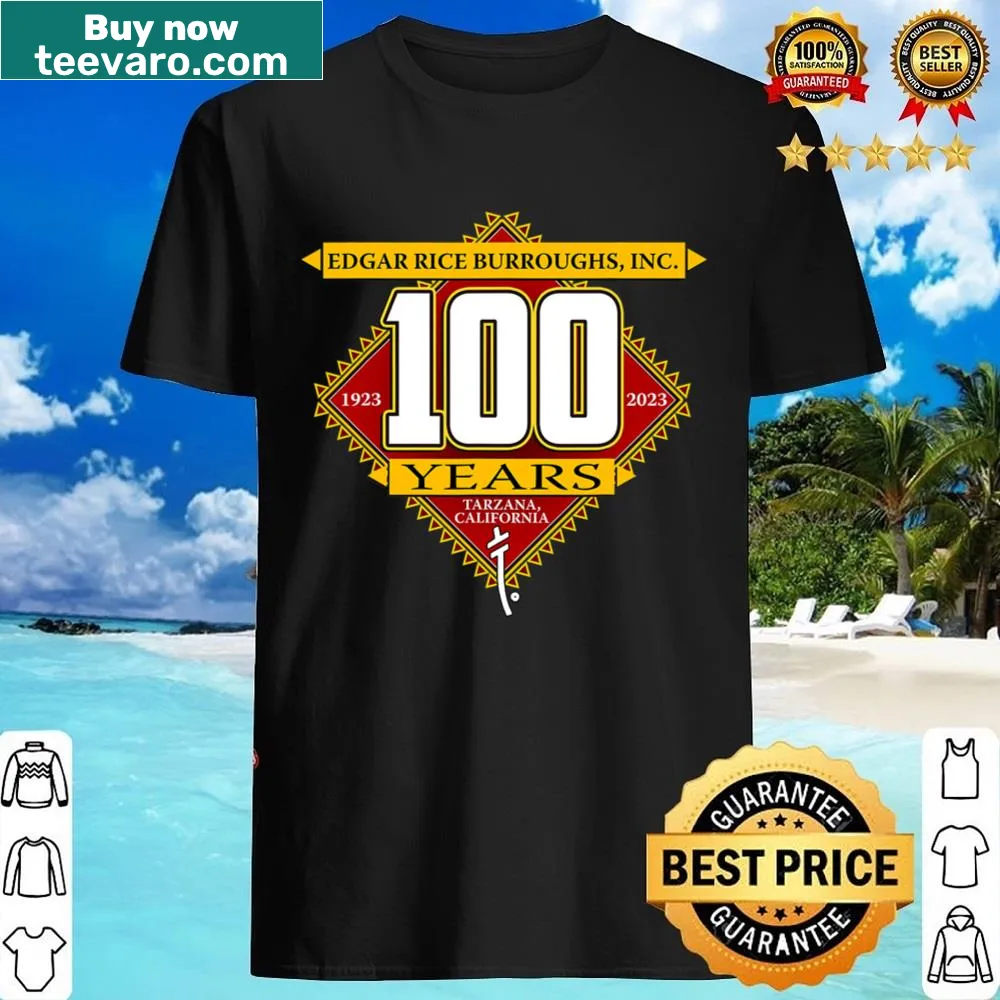 Minimalist shirt featuring the Erb Inc Centennial logo