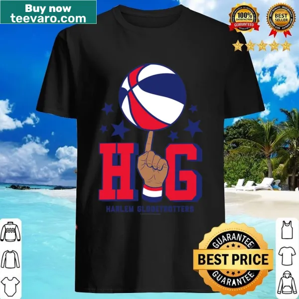 Graphic of a basketball spinning on a finger representing Harlem Globetrotters.