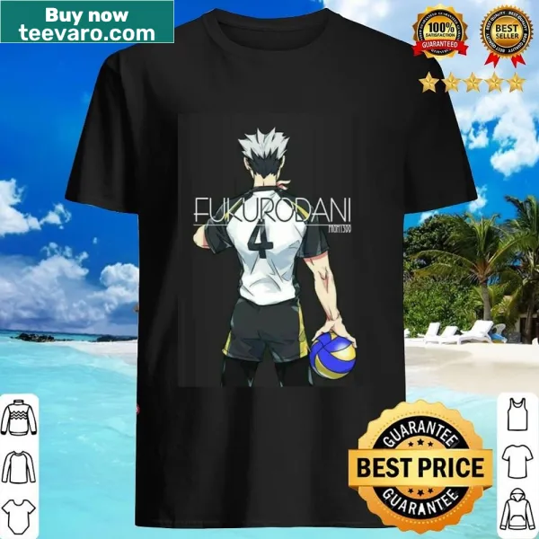 Stylized graphic of Koutarou Bokuto on a men's t-shirt