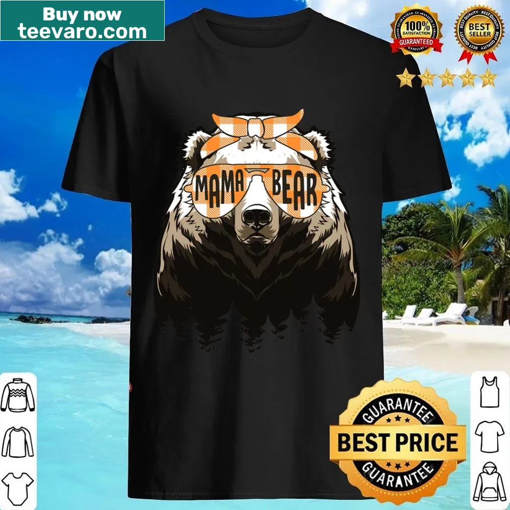 Cute mama bear t-shirt with sunglasses design
