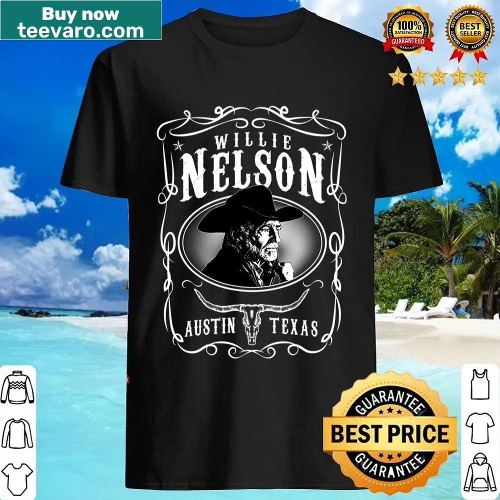 Vintage-style shirt honoring Willie Nelson from Austin