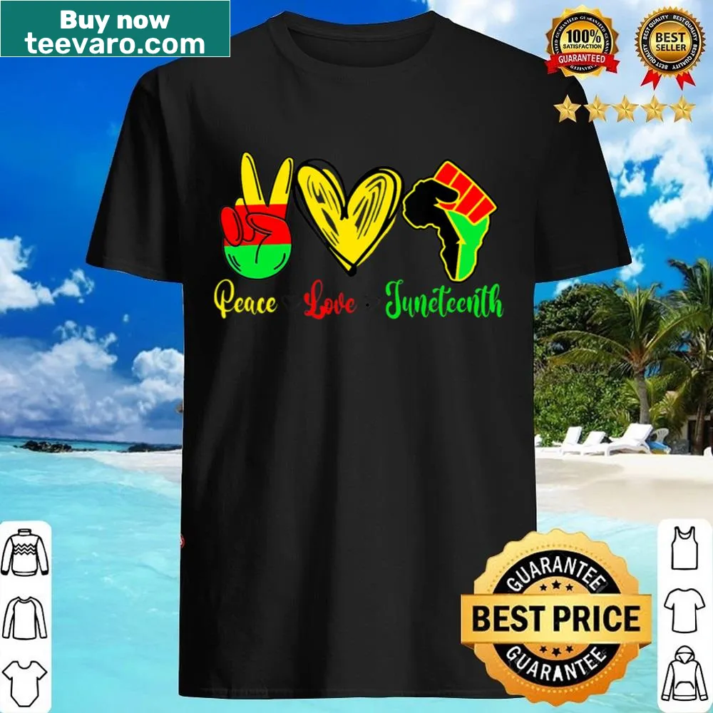 Juneteenth and Black history tribute shirt
