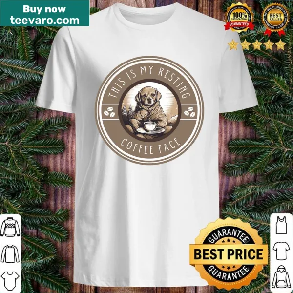 Illustrative resting coffee face shirt