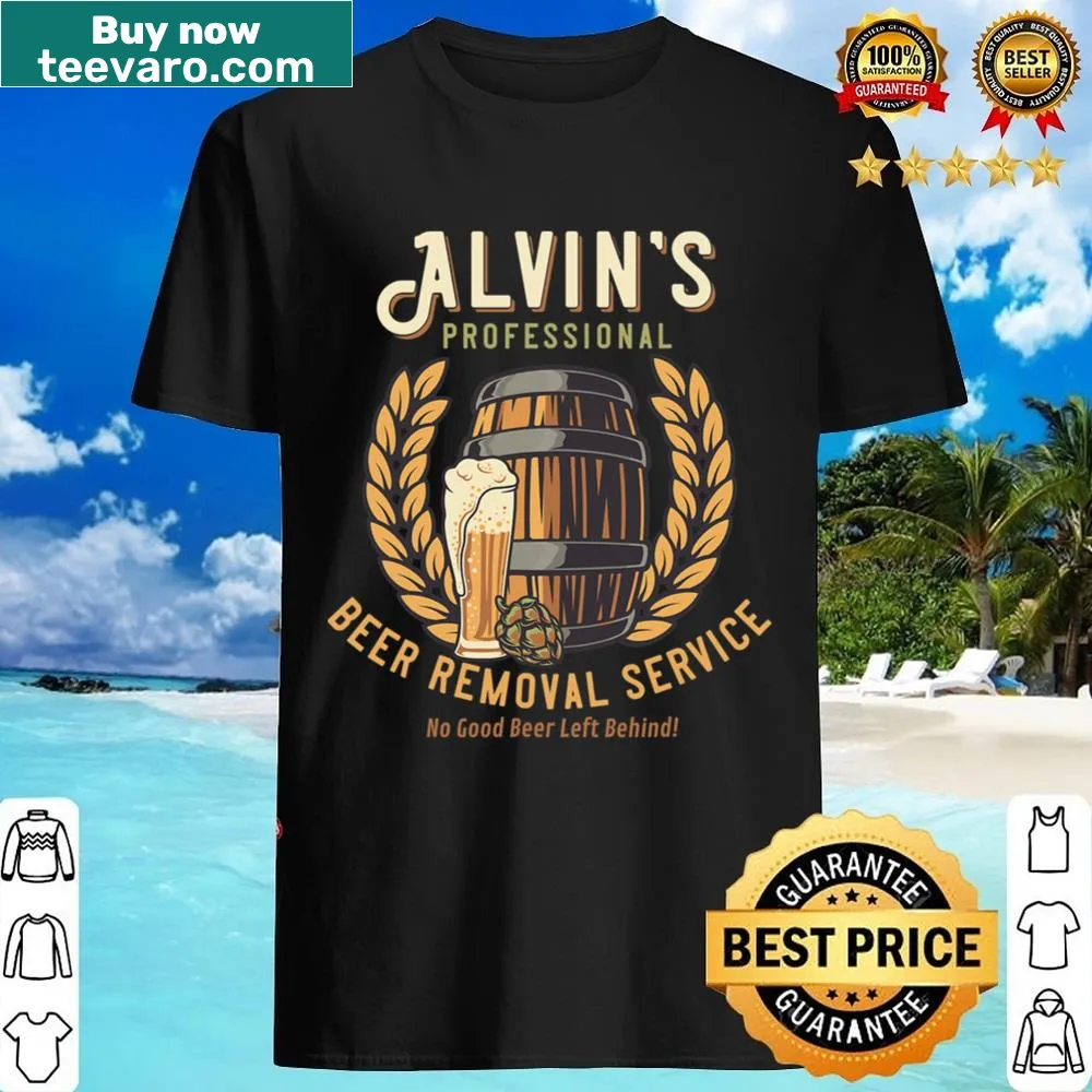 Funny beer removal shirt with personalized touch for dads.