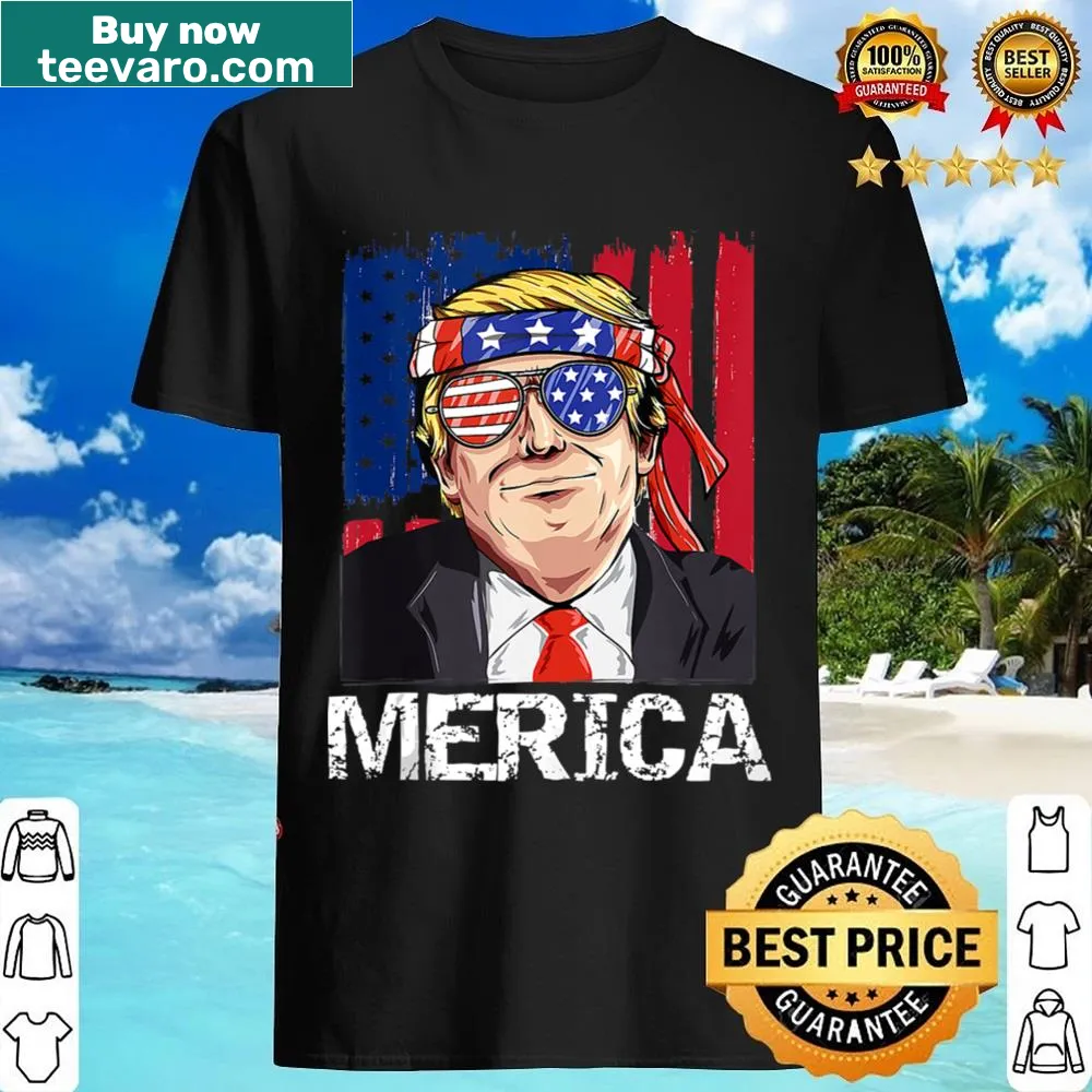 American Flag Donald Trump shirt for Fourth of July