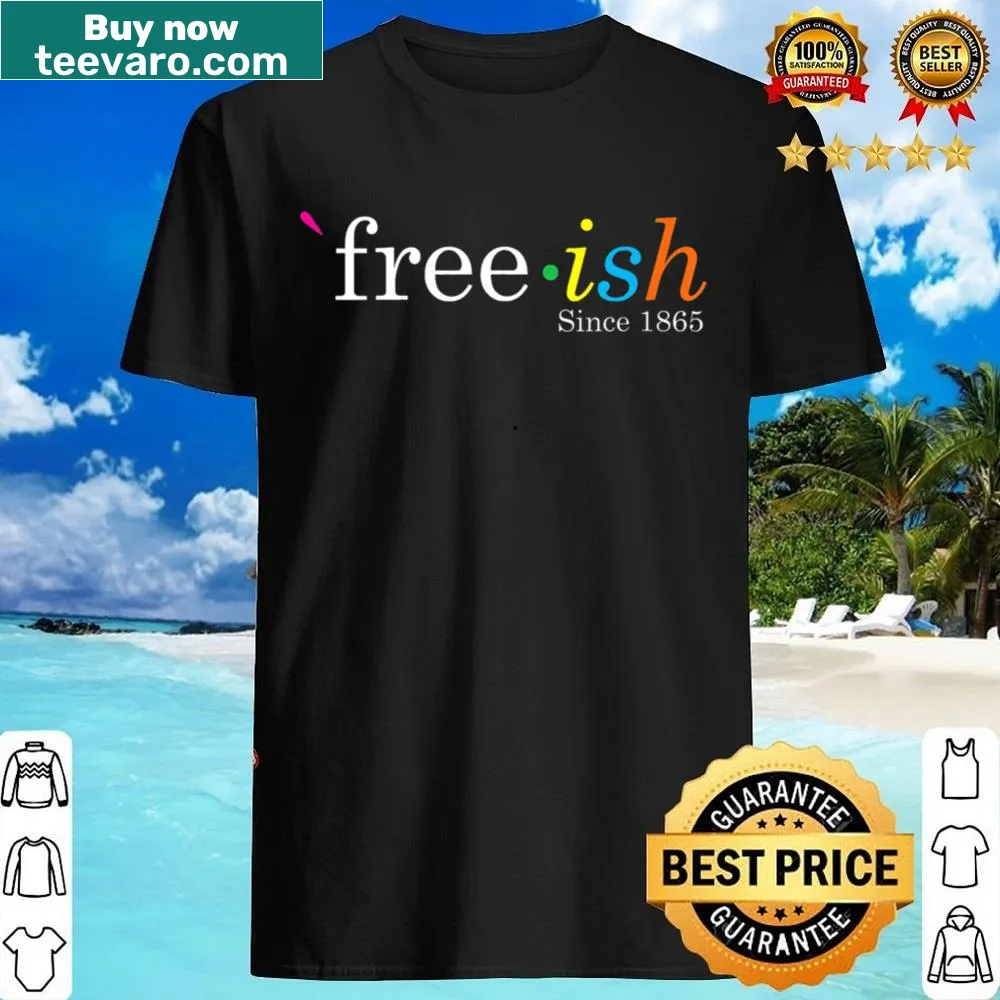 Illustrative shirt celebrating Juneteenth and freedom