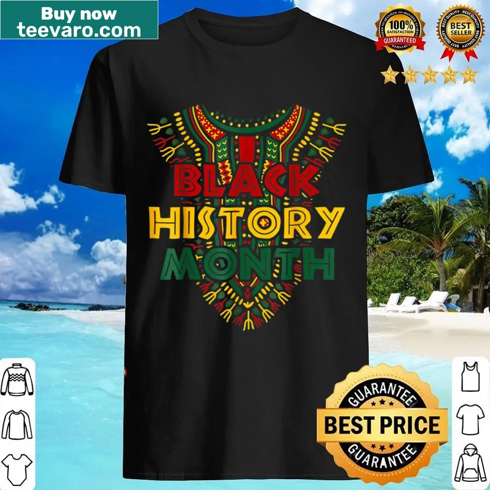 Cultural dashiki shirt celebrating Black History Month