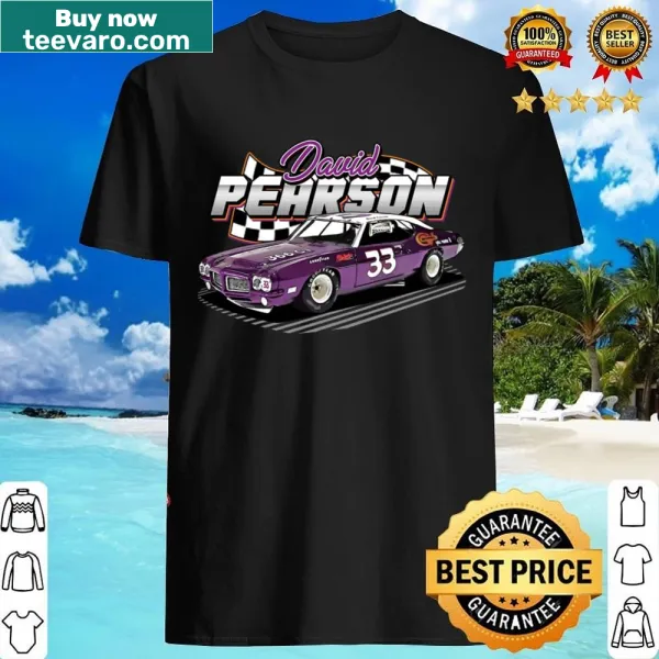 Retro T-shirt featuring David Pearson's number 33 GTO for racing fans