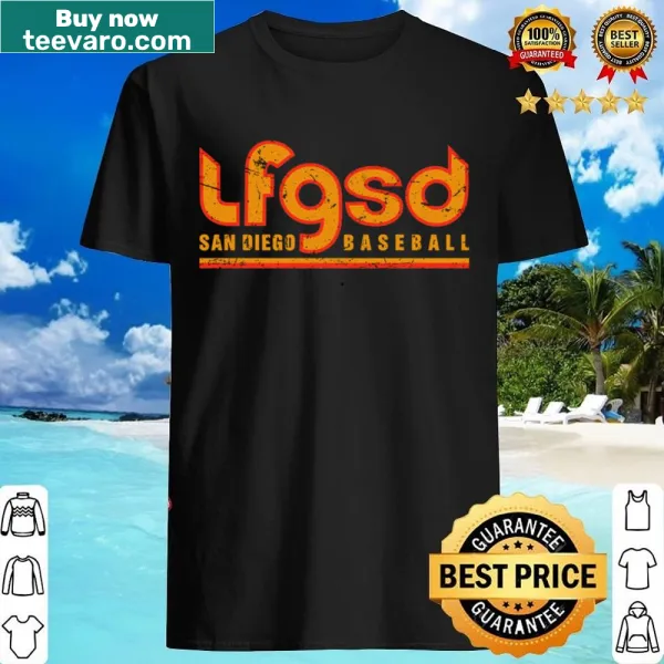 Distressed vintage shirt celebrating San Diego baseball.