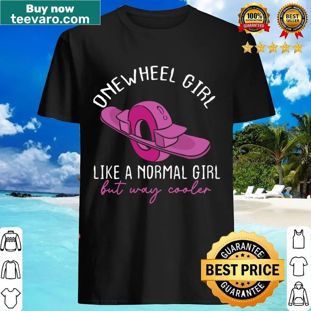 Playful typography shirt for Onewheel girls.