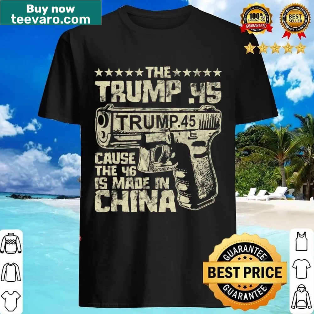 Playful shirt with humorous political commentary