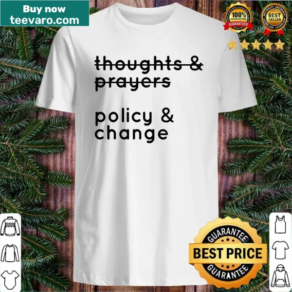 Bold typography shirt focused on human rights and equality with a call for change