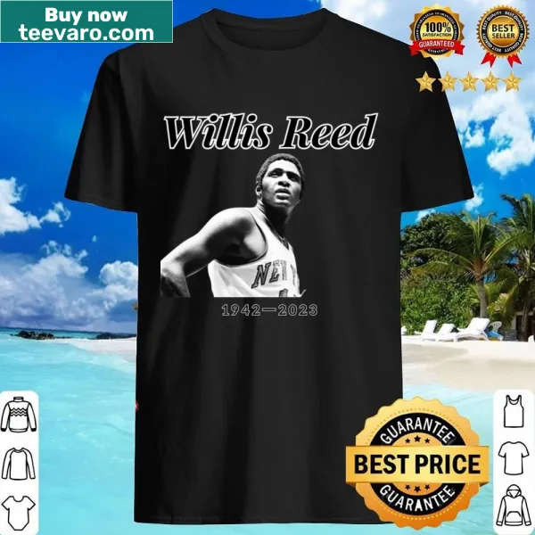 Tribute shirt featuring basketball legend Willis Reed
