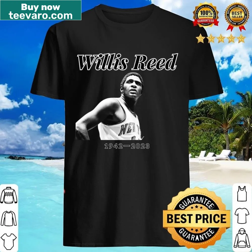 Tribute shirt featuring basketball legend Willis Reed
